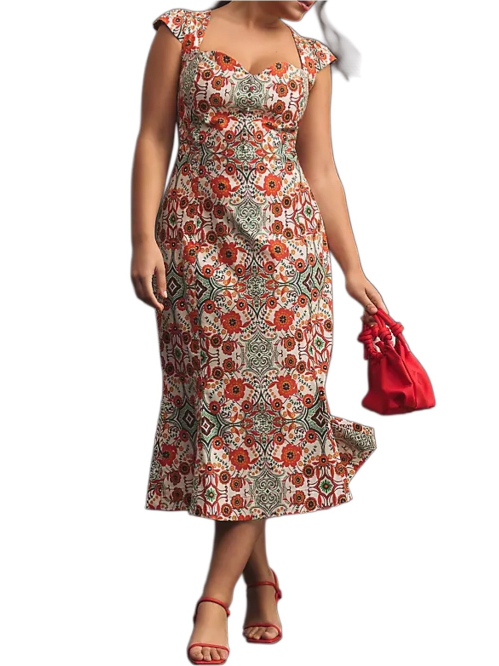 Anthropologie Cecily Fit & Flare Sweetheart Dress